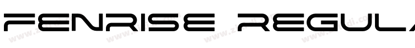 Fenrise Regular字体转换